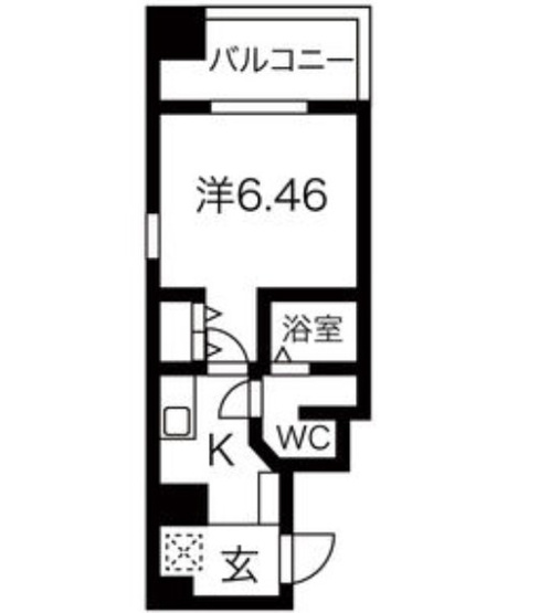 【間取り】 | ニューシティアパートメンツ西天満