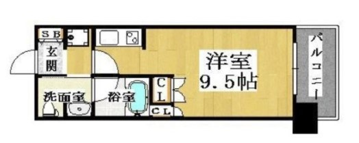 【間取り】 | CITY SPIRE難波WEST