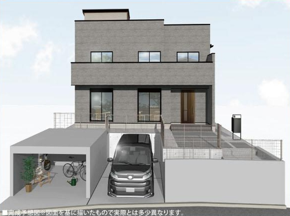 ラビングタウン所沢市山口　全１棟の外観パース