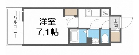 【間取り】 | ファステート難波WESTパーク