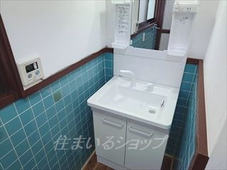 口田５丁目貸家の洗面所|シャンプードレッサー新品です！