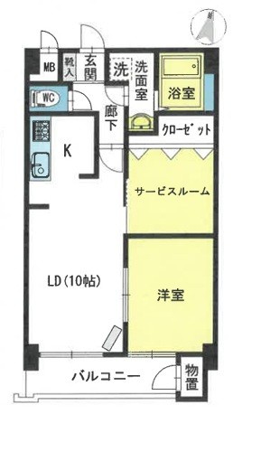 チュリス大通の間取り