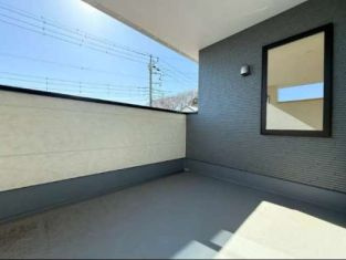 仲介手数料無料　KEIAI GRACE狭山市柏原１０期・新築全１棟のバルコニー