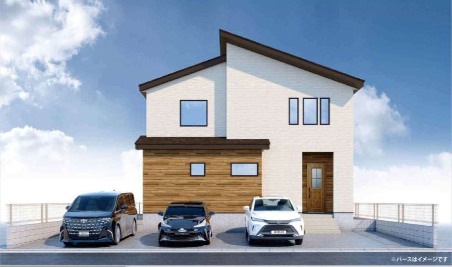 KEIAI TERRACE 狭山市柏原１１期　全１棟の外観パース