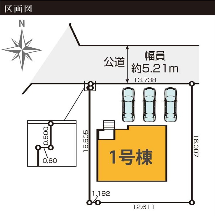 KEIAI TERRACE 狭山市柏原１１期　全１棟の区画図