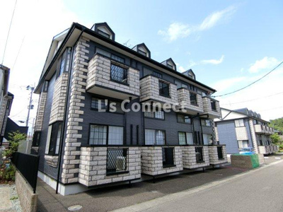 【外観】 | ベルパーク南吉成Ｂ | ２階建てのアパートです。