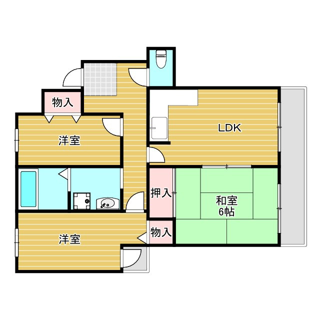 エステート松尾の間取り