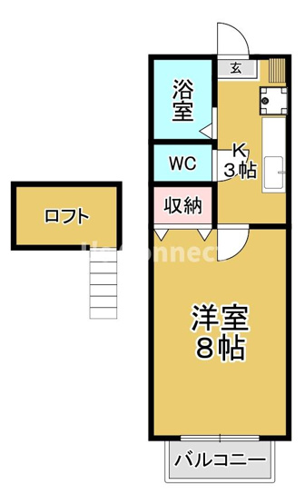 【間取り】 | クレセール南吉成弐番館