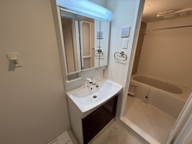 豊中市末広町１丁目の賃貸マンションの独立洗面台