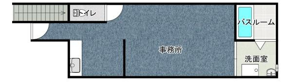 大阪市大正区千島２丁目の事務所の間取り