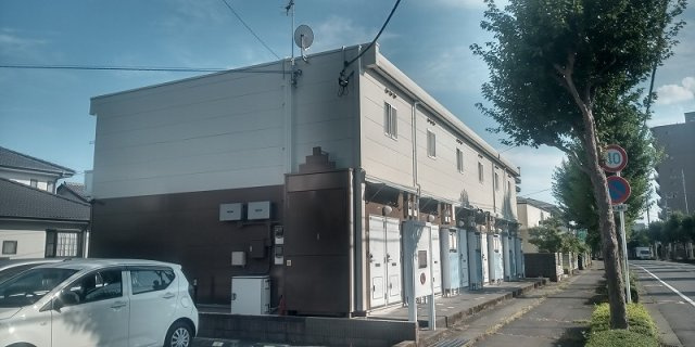 レオパレスシュプールの外観|おしゃれな外観です