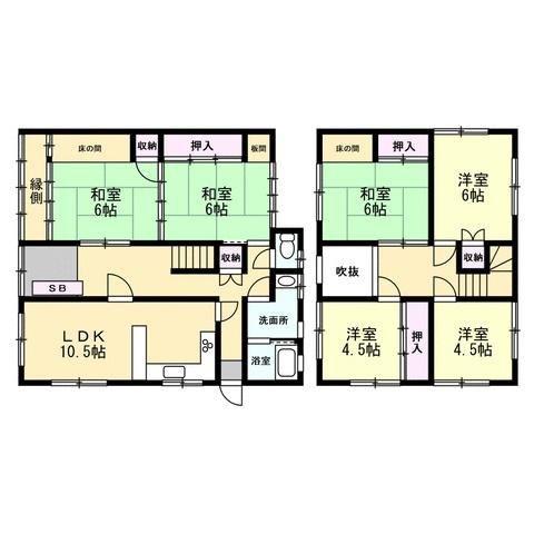 【間取り】 | 米子市博労町4丁目　戸建