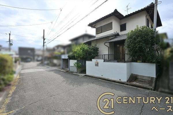 北葛城郡河合町高塚台２丁目の売地の前面道路含む現地写真|■現地撮影写真■緑豊かな気持ちの良い住環境！