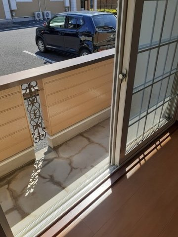 セルカ・エスタシオンＡのバルコニー|お洗濯にも便利なバルコニー付き