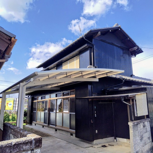 岐阜市中２丁目の一戸建ての外観|南側