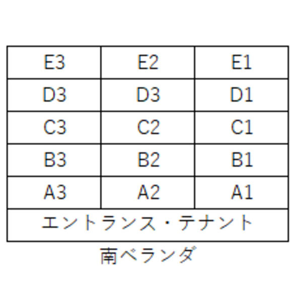 ルーミィの区画図