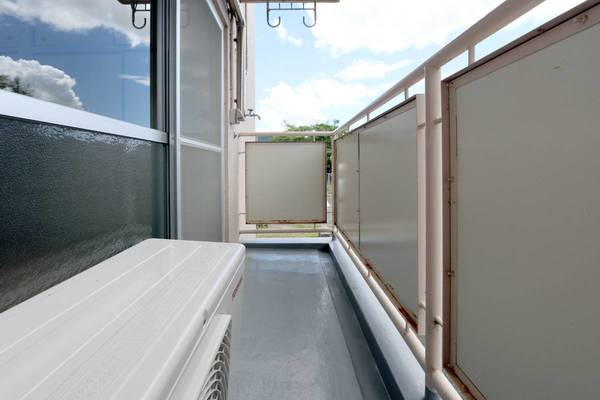 ビレッジハウス安古市2号棟のバルコニー|ビレッジハウスの同一物件・同一タイプの間取りの写真です