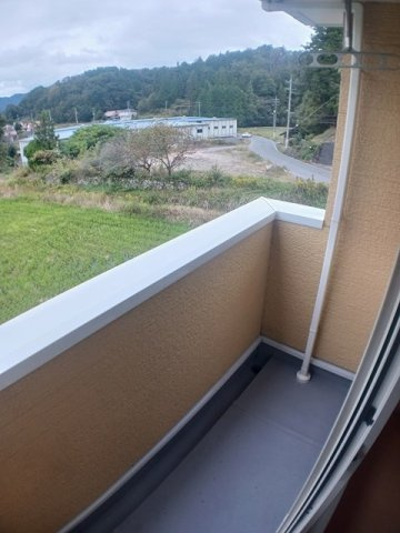 セイバリー　千代田Ｂのバルコニー|お洗濯にも便利なバルコニー付き