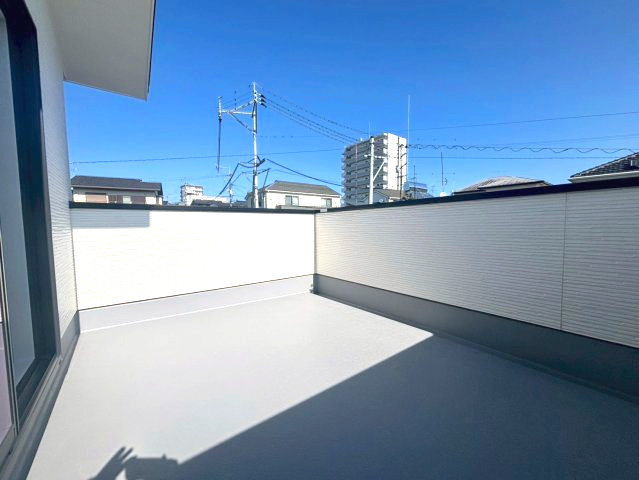 仲介手数料不要　KEIAIスターGRACE熊本市北区龍田弓削1期全2棟【龍田小・龍田中】のバルコニー