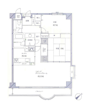 【間取り】 | クリオ伊東壱番館　1階