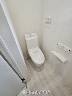 【トイレ】 | リナージュ那須塩原市下永田5丁目24-1期　1号棟 | 換気ができて清潔なトイレスペース☆