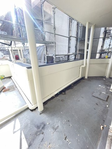 グラディート神戸Ⅱのバルコニー