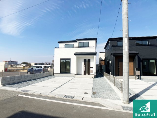 姫路市網干区津市場　新築一戸建ての外観|お客様に長く安心して住んでいだだける事にこだわった家づくり！住んでからのアフターサービスにもしっかりと取り組んでいます！