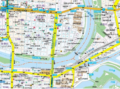 【地図】 | プレサンス天満橋アンジェ