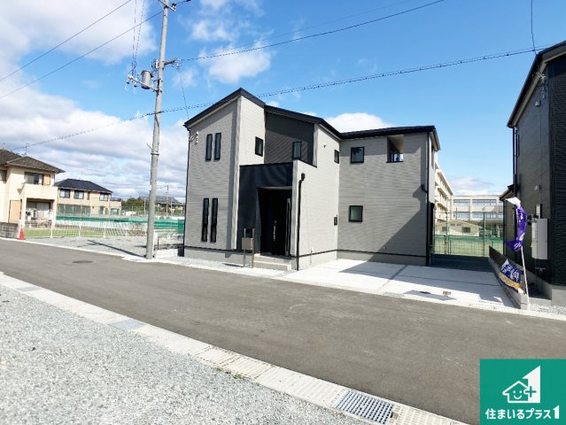 姫路市網干区坂出　第2期　新築一戸建ての外観|お客様に長く安心して住んでいだだける事にこだわった家づくり！住んでからのアフターサービスにもしっかりと取り組んでいます！