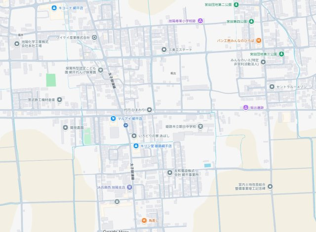 姫路市網干区坂出　第2期　新築一戸建ての地図