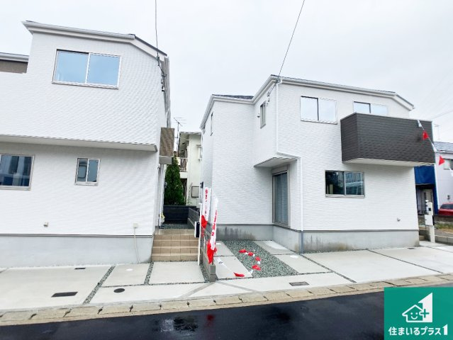 明石市西明石東町　第1期　新築一戸建ての外観|安心の10年保証！外観を美しく保ち、雨水で汚れを落とします！気になることがありましたら、お気軽にお問い合わせください！