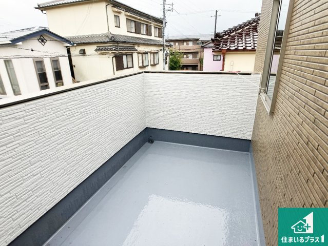 明石市西明石東町　第1期　新築一戸建てのバルコニー|日当たりのよいバルコニー！お部屋が開放的に！