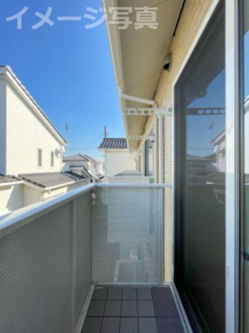 キャッテリー越谷のバルコニー|バルコニー付きです