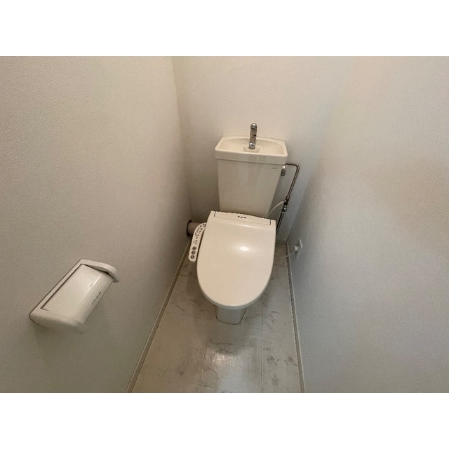 リブレス東浦和　旧東浦和ハイツのトイレ|落ち着いた色調のトイレです