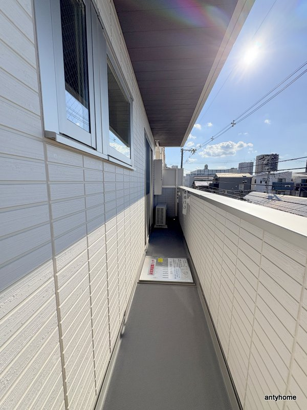 Clashist新森のバルコニー