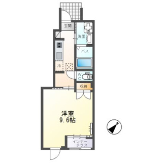 【間取り】 | （仮）スターテラスⅡ下岡本町新築アパート