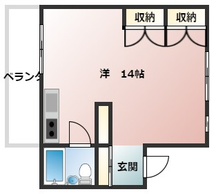 【間取り】 | ハイツ遊