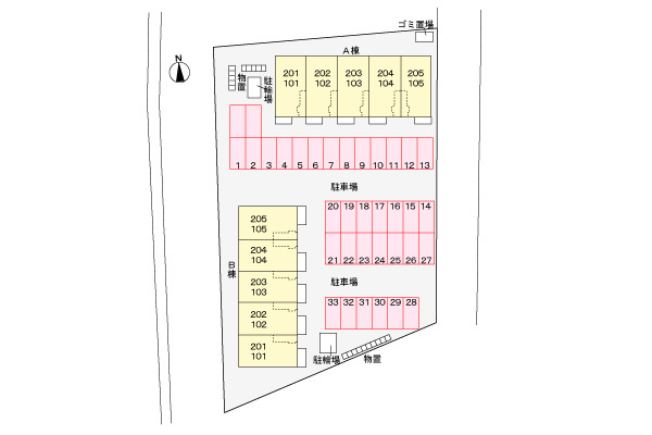 秋桜　２０１１　Ａの駐車場|駐車場
