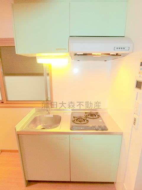 F'sホームのキッチン|2口ガスシステムキッチン！