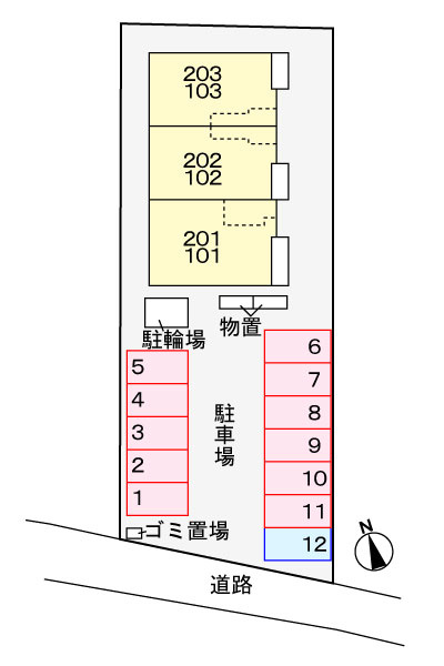 セレナーデの駐車場|駐車場