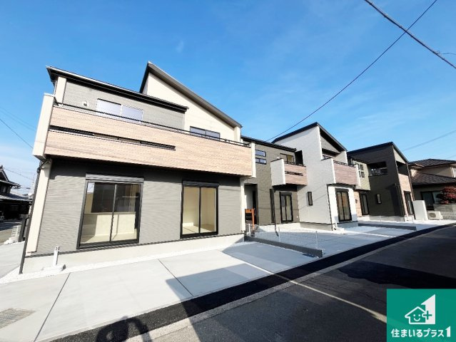 加古川市野口町良野　新築一戸建ての外観|お客様に長く安心して住んでいだだける事にこだわった家づくり！住んでからのアフターサービスにもしっかりと取り組んでいます！