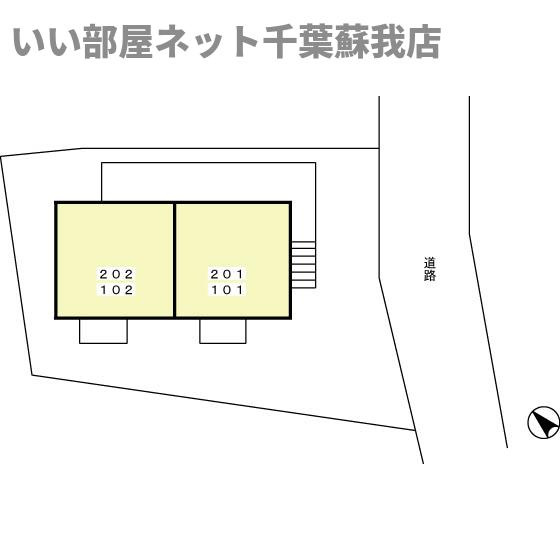 サニーハウスＳの区画図