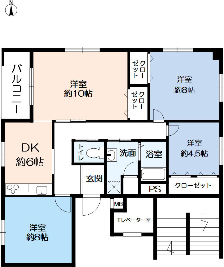 日生住吉コープの間取り