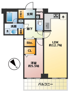 【間取り】 | ライオンズガーデン幡ヶ谷