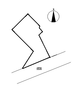 S1426G　6丁目売地の土地図
