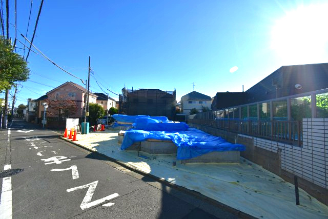 阿佐谷北6丁目・新築戸建・2号棟の外観|2026年1月完成予定です。