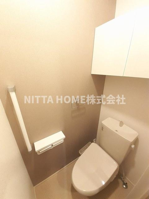 オーガスタ長田のトイレ|もちろん、ウォシュレットも付いています◎