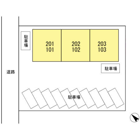 メゾン都原の区画図