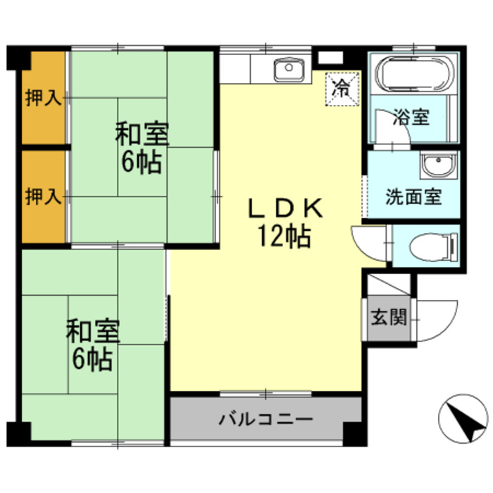メゾン都原の間取り|間取図