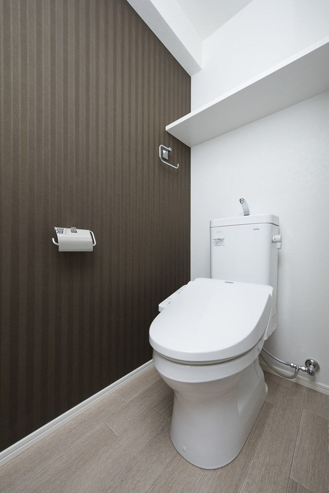 新品家具付きマンション千代7(KaGood福岡)のトイレ|トイレもきれいです